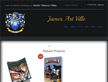 Tablet Screenshot of jamesartville.com